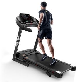 2.5HP Folding Electric Treadmill with LED Display and Cup Holder