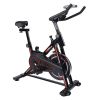 YSSOA Indoor Cycling Bike, Stationary Exercise Bike with iPad Mount and Comfortable Seat Cushion, Silent Belt Drive, Spinning Bikes with Resistance fo