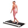 Portable Treadmill Under Desk Walking Pad Flat Slim Treadmill with LED Display &amp; Sport APP; Running Machine for Apartment and Small Space without