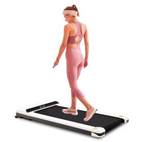 Portable Treadmill Under Desk Walking Pad Flat Slim Treadmill with LED Display &amp; Sport APP; Running Machine for Apartment and Small Space without