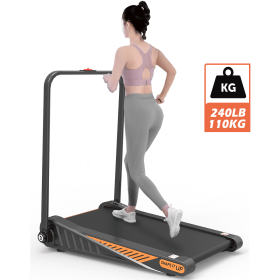 Under Desk Walking Pad;  Mini Treadmill 15% Incline 2.0HP 240LBS