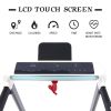 2.0 HP Folding Treadmill for Home with 4 inch LCD Display &amp; Pulse Monitor; Motorized Running Machine with SPAX APP Control Bluetooth Speaker &amp;