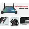 2.5HP Folding Electric Treadmill with LED Display and Cup Holder