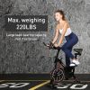YSSOA Indoor Cycling Bike, Stationary Exercise Bike with iPad Mount and Comfortable Seat Cushion, Silent Belt Drive, Spinning Bikes with Resistance fo