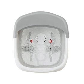 Household Foldable Foot Soaking Tub W/ Massager (Type: Health Care, Color: Gray)