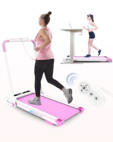 FYC 2 in 1 Under Desk Treadmill - 3.5 HP Folding Treadmill for Home, Installation-Free Foldable Treadmill Compact Electric Running Machine, Remote Con (Color: as Pic)