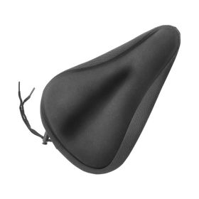 Anti-Slip Comfortable Bicycle Padded Saddle Cover Bike Seat Cover (Type: , Color: Black)