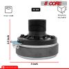 5 Core Compression Driver 1" Exit Screw-On Horn 200W PMPO Tweeter Driver Unit High Frequency 8 Ohms 1" Voice Coil 108dB Also-for Car Audio Speaker Sys